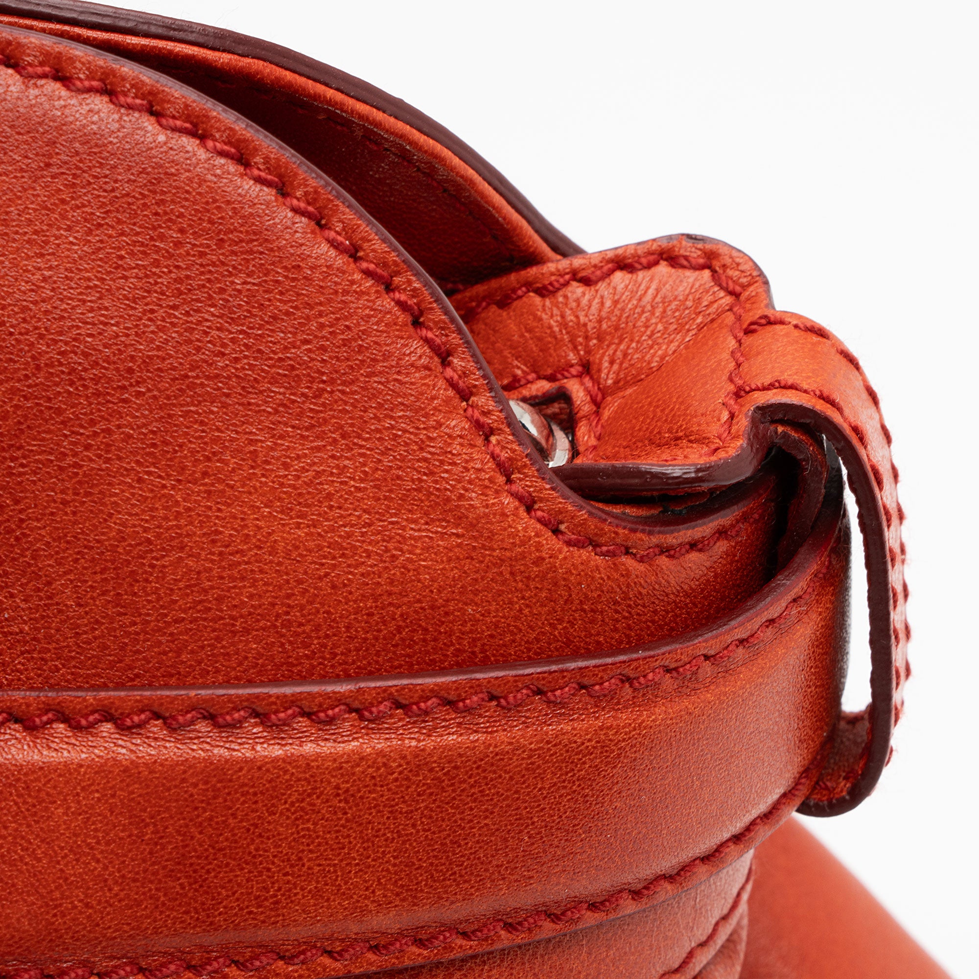 Salvatore Ferragamo Leather Gancini Marisa Satchel (SHF-Zmm7wo)