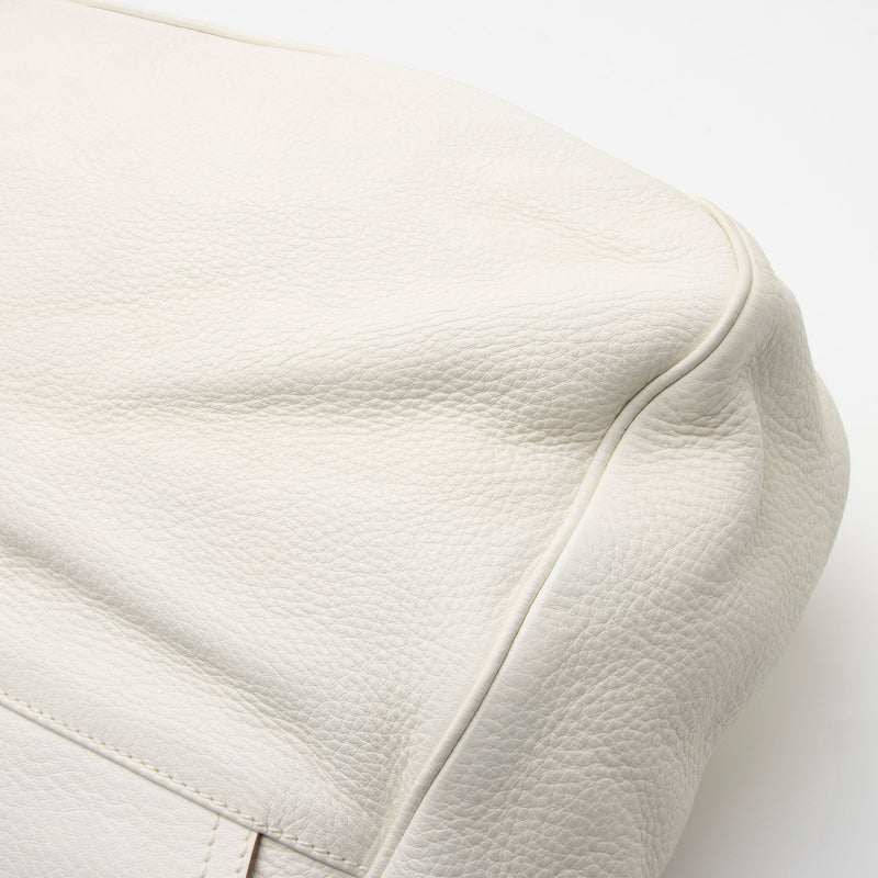 Salvatore Ferragamo Leather Gancini Double Pocket Shoulder Bag (SHF-m2Qqnd)