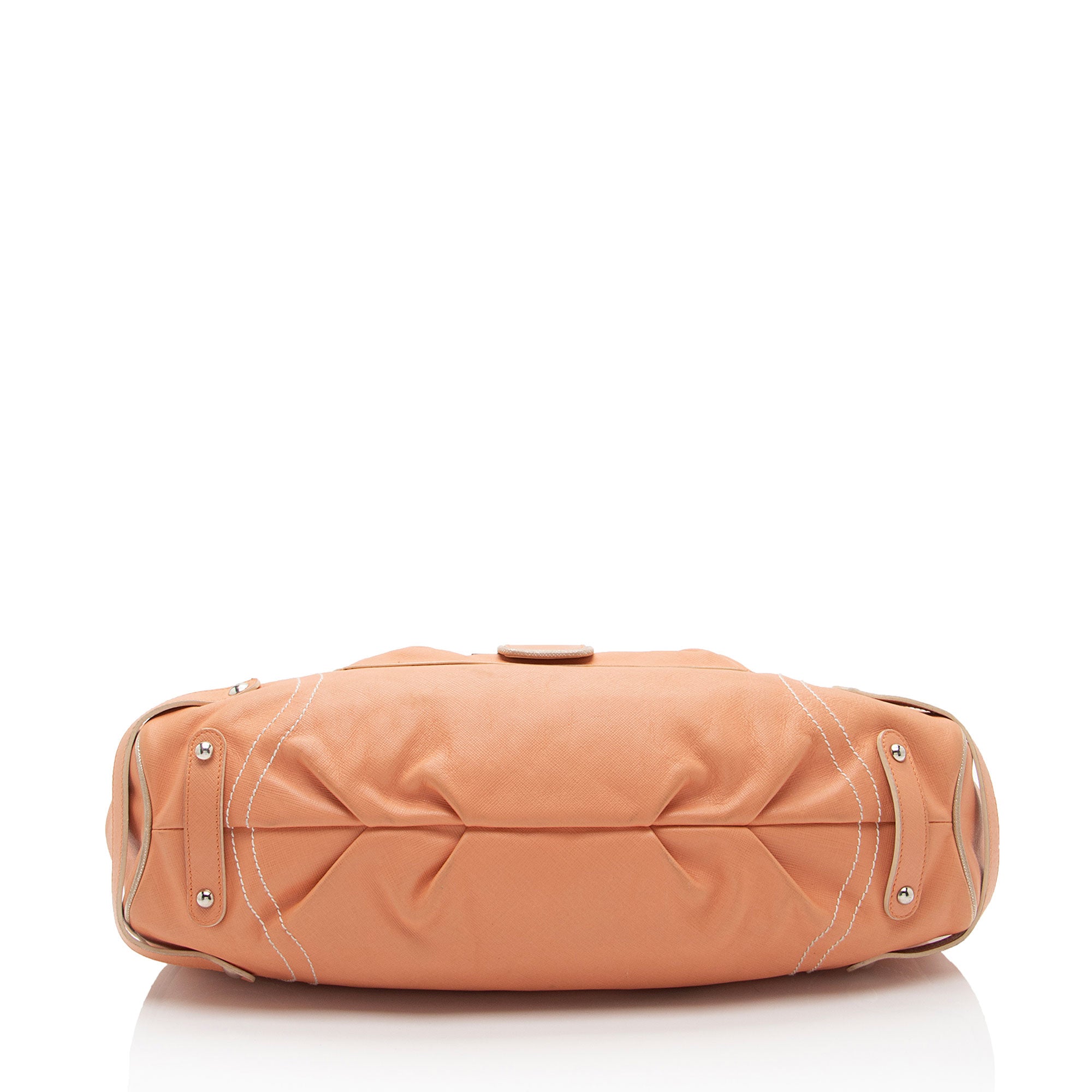 Salvatore Ferragamo Leather Gancio Buckle Hobo