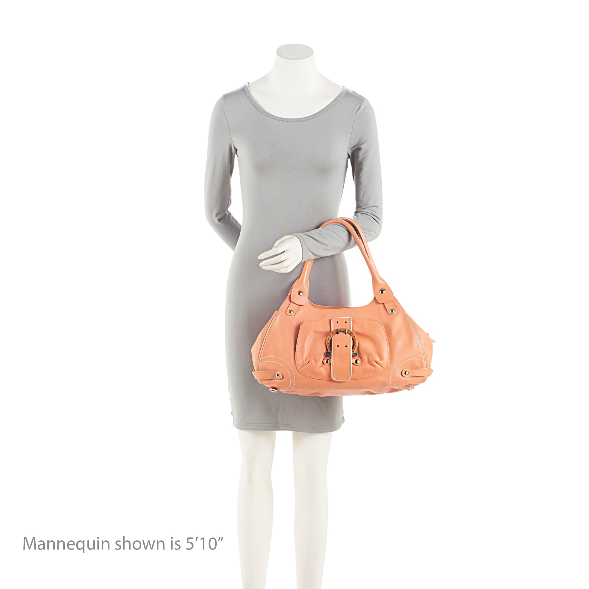 Salvatore Ferragamo Leather Gancio Buckle Hobo