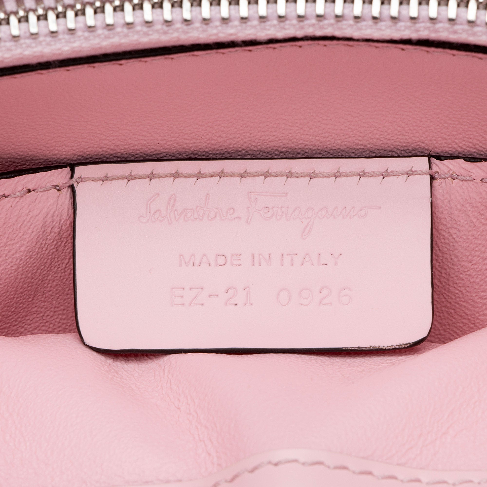 Ferragamo Leather Gancio Trifolio Small Shoulder Bag