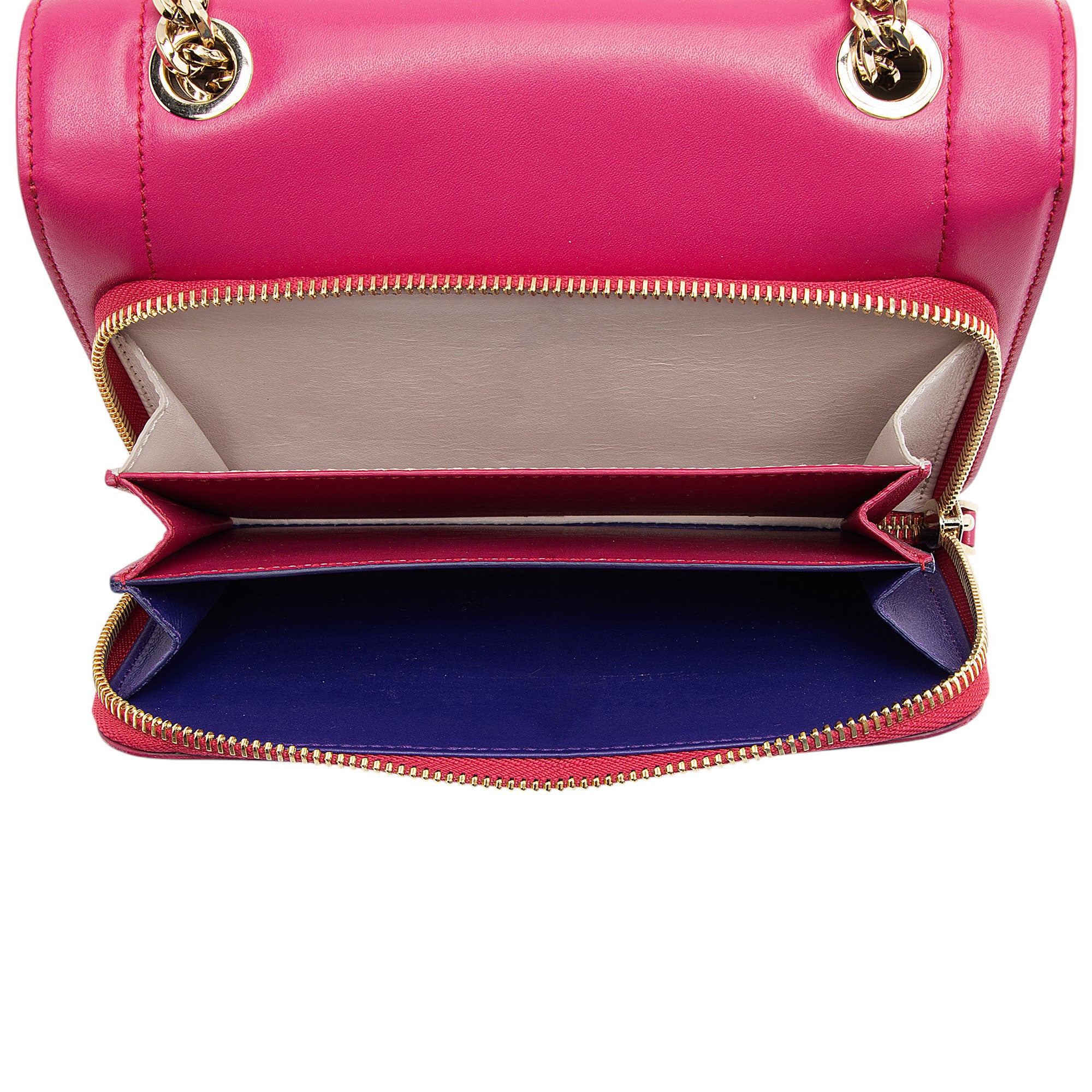 Salvatore Ferragamo Leather Vara Rainbow Small Crossbody