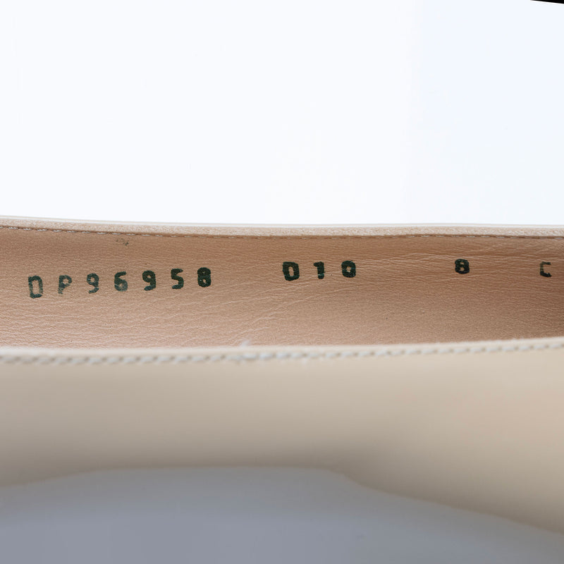 Salvatore Ferragamo Patent Leather Vara Ballet Flats - Size 8 / 38 (SHF-SiwaSo)