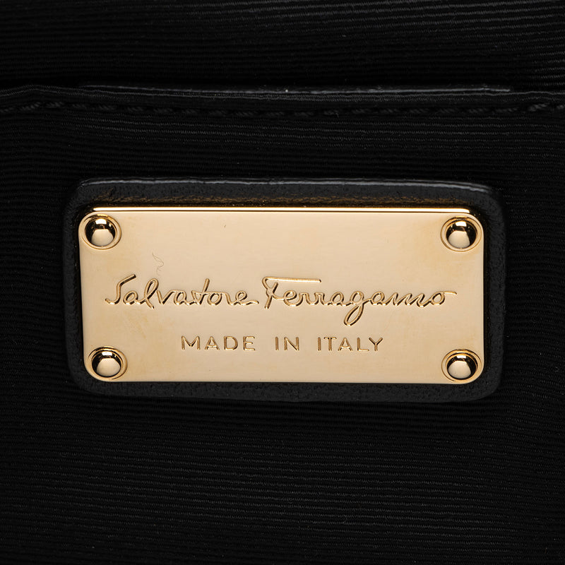 Salvatore Ferragamo Quilted Calfskin Giuliette Backpack (SHF-wZ9niM)