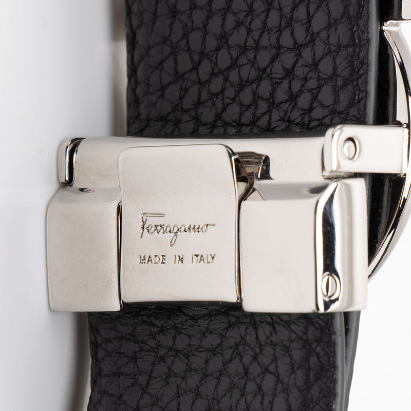 Salvatore Ferragamo Reversible Leather Gancini Belt - Size 34 / 85 (SHF-Fz64HH)