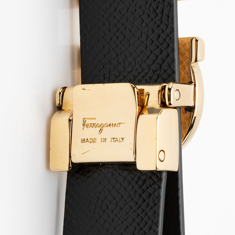 Salvatore Ferragamo Reversible Leather Gancini Belt - Size 40 / 100 (SHF-MDKBz8)