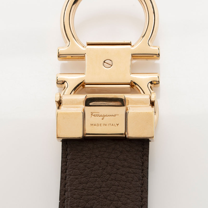 Salvatore Ferragamo Reversible Leather Gancini Belt - Size 44 / 112 (SHF-0W8YNX)
