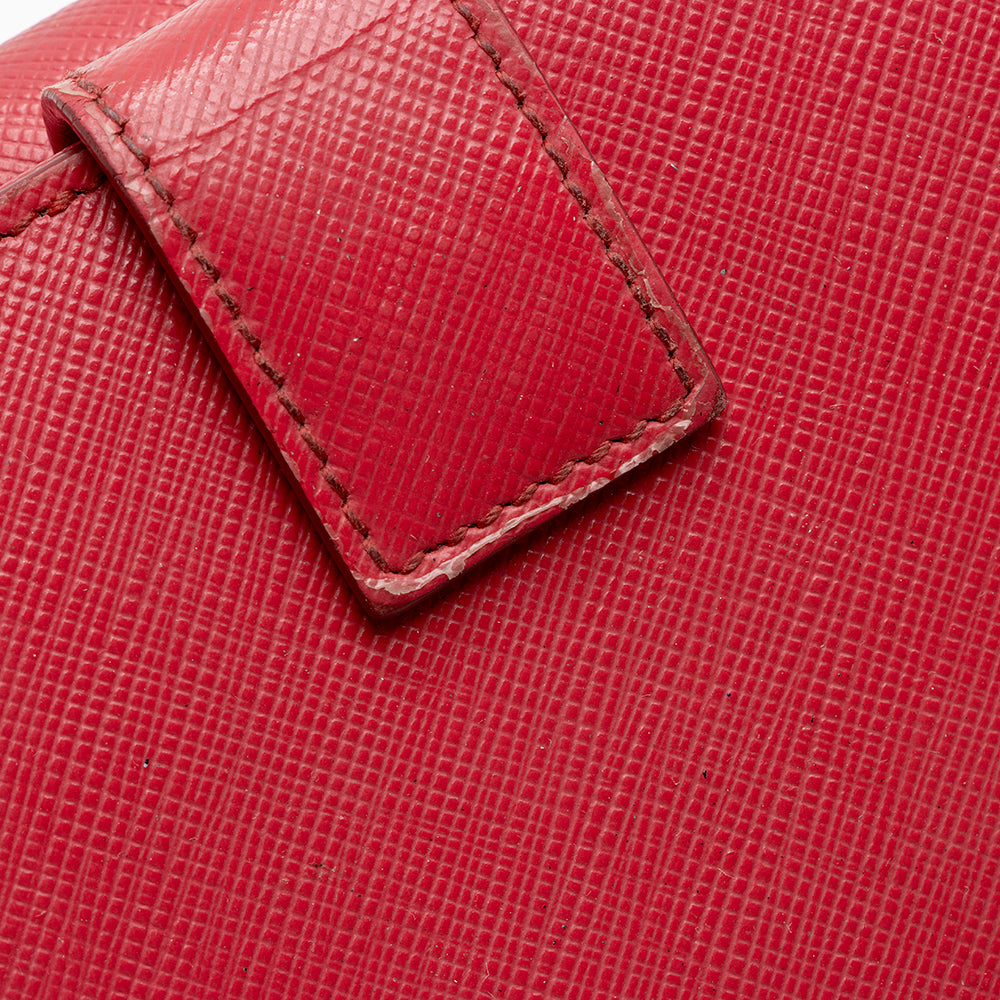 Salvatore Ferragamo Saffiano French Wallet (SHF-22091)