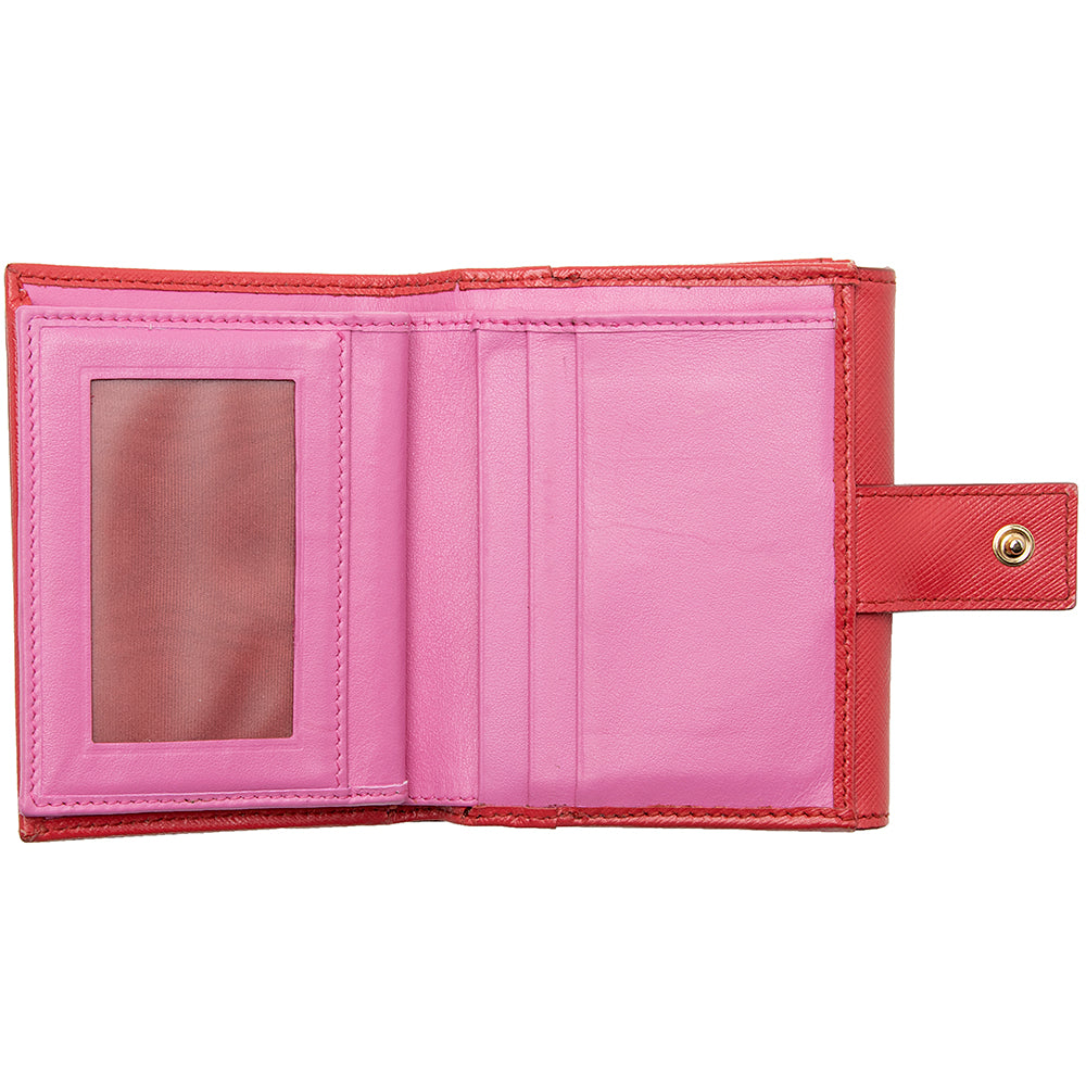 Salvatore Ferragamo Saffiano French Wallet (SHF-22091)