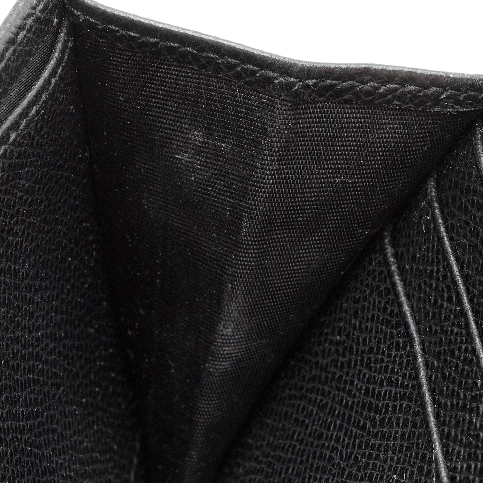 Salvatore Ferragamo Saffiano Gancini Continental Wallet (SHF-23896)