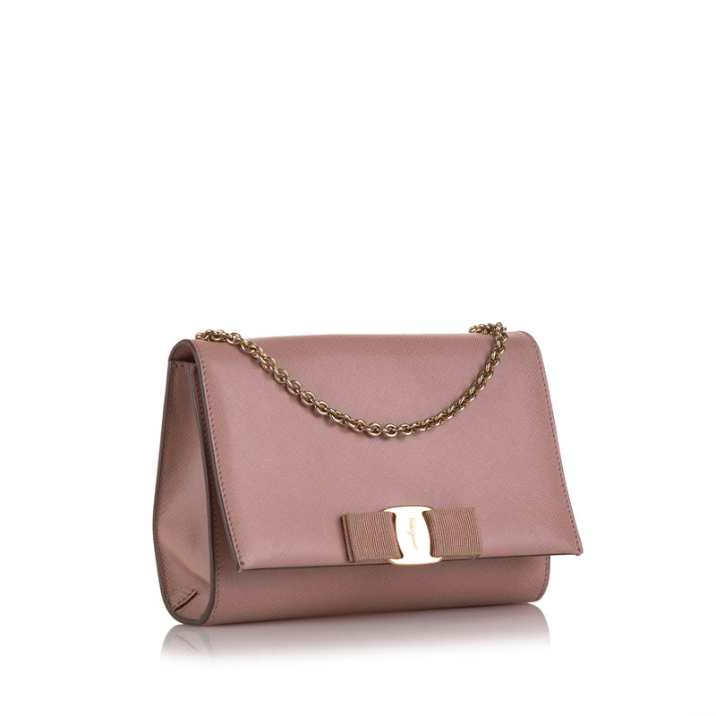 Salvatore Ferragamo Small Vara Ginny Crossbody (SHG-AaVrRe)