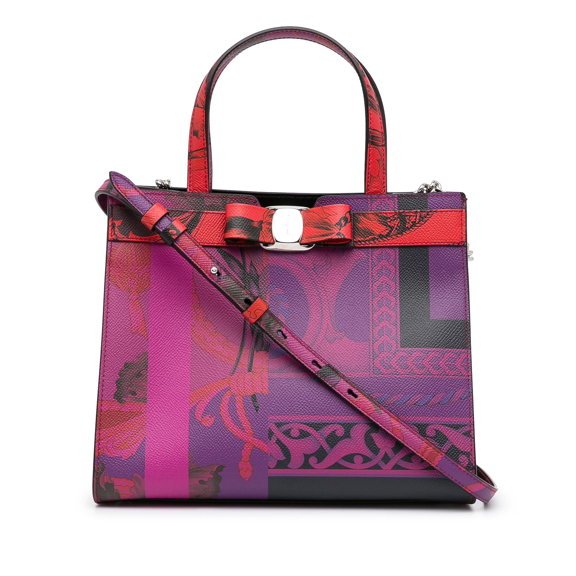 Salvatore Ferragamo Vara Bow Overdye Satchel (SHG-HoYE9s)