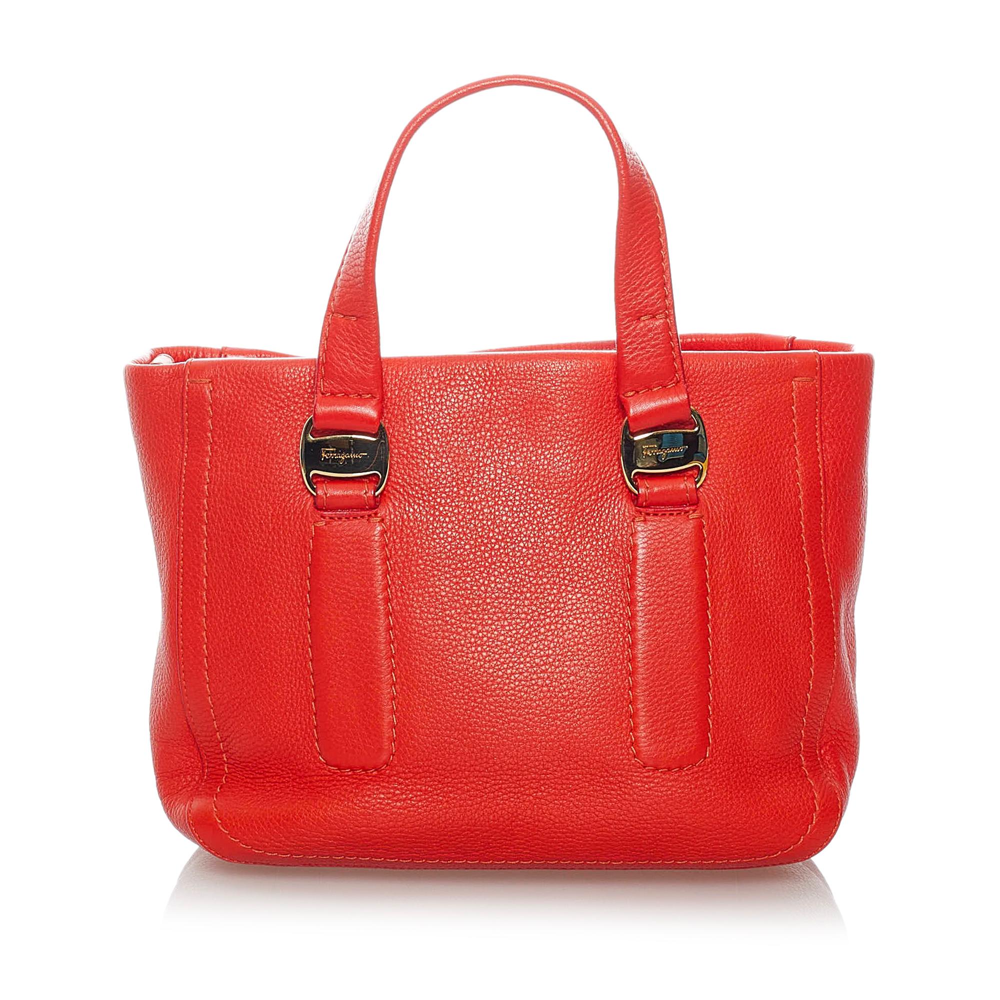 Salvatore Ferragamo Vara Leather Satchel (SHG-xAwTFp)