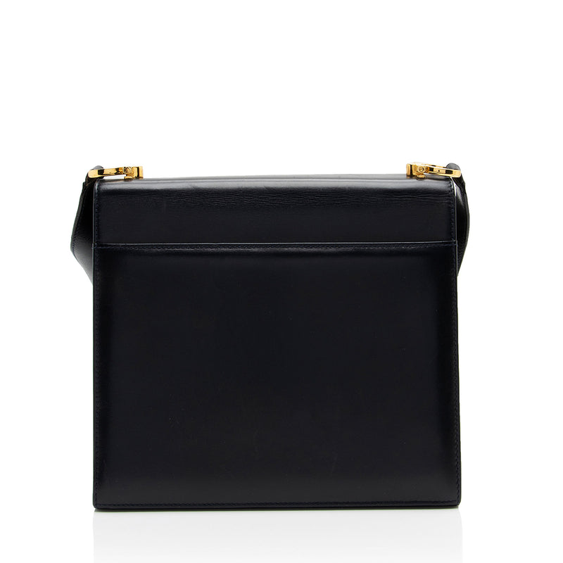 Salvatore Ferragamo Vintage Leather Gancini Small Shoulder Bag (SHF-Mazfq3)