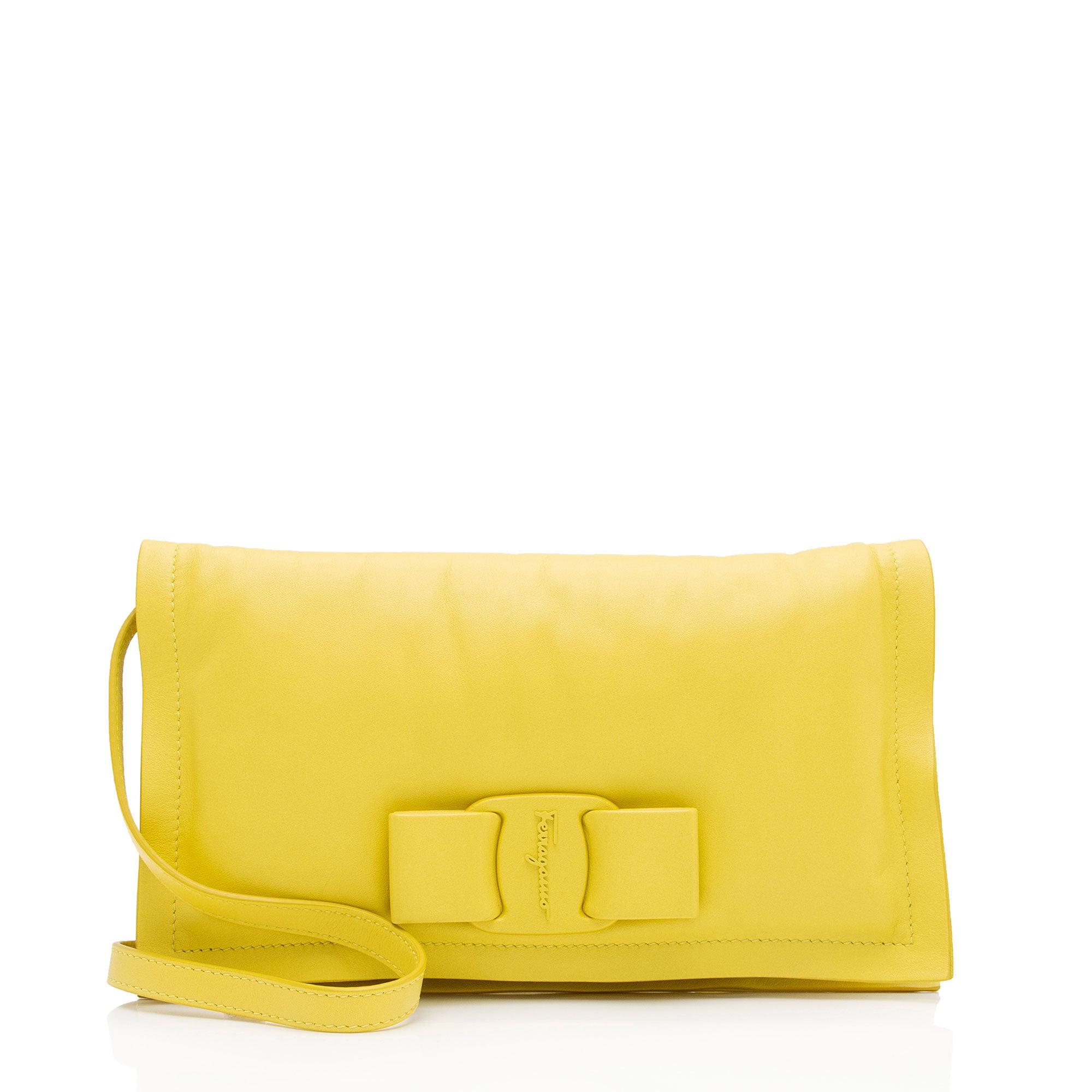 Salvatore Ferrragamo Leather Viva Bow Mini Bag (SHF-l2fqvf)