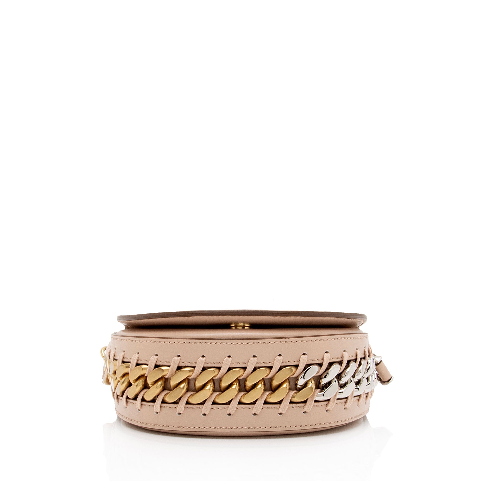 Stella McCartney Eco Alter Nappa Frayme Small Flap Shoulder Bag (SHF-Bwl3WB)