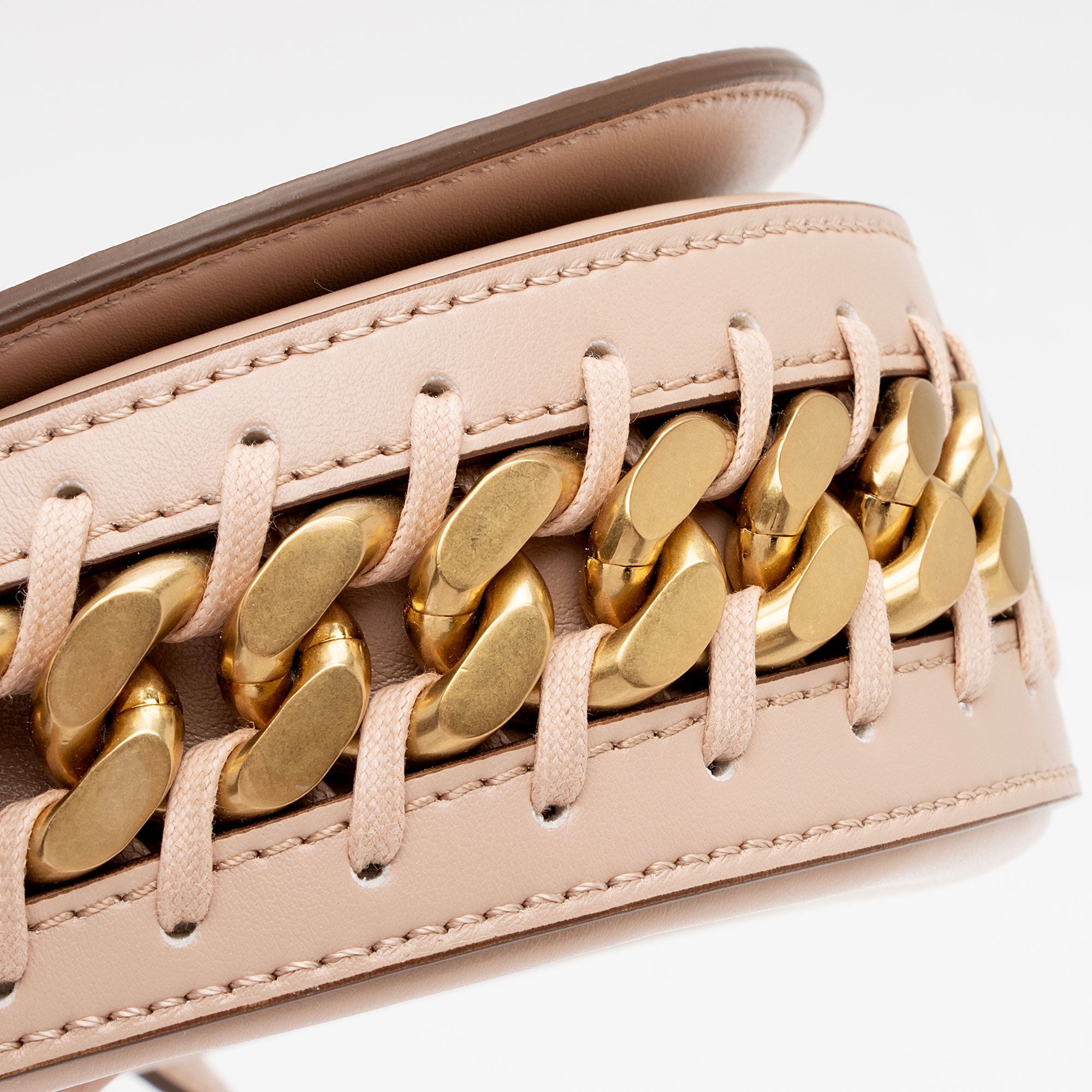 Stella McCartney Eco Alter Nappa Frayme Small Flap Shoulder Bag (SHF-Bwl3WB)