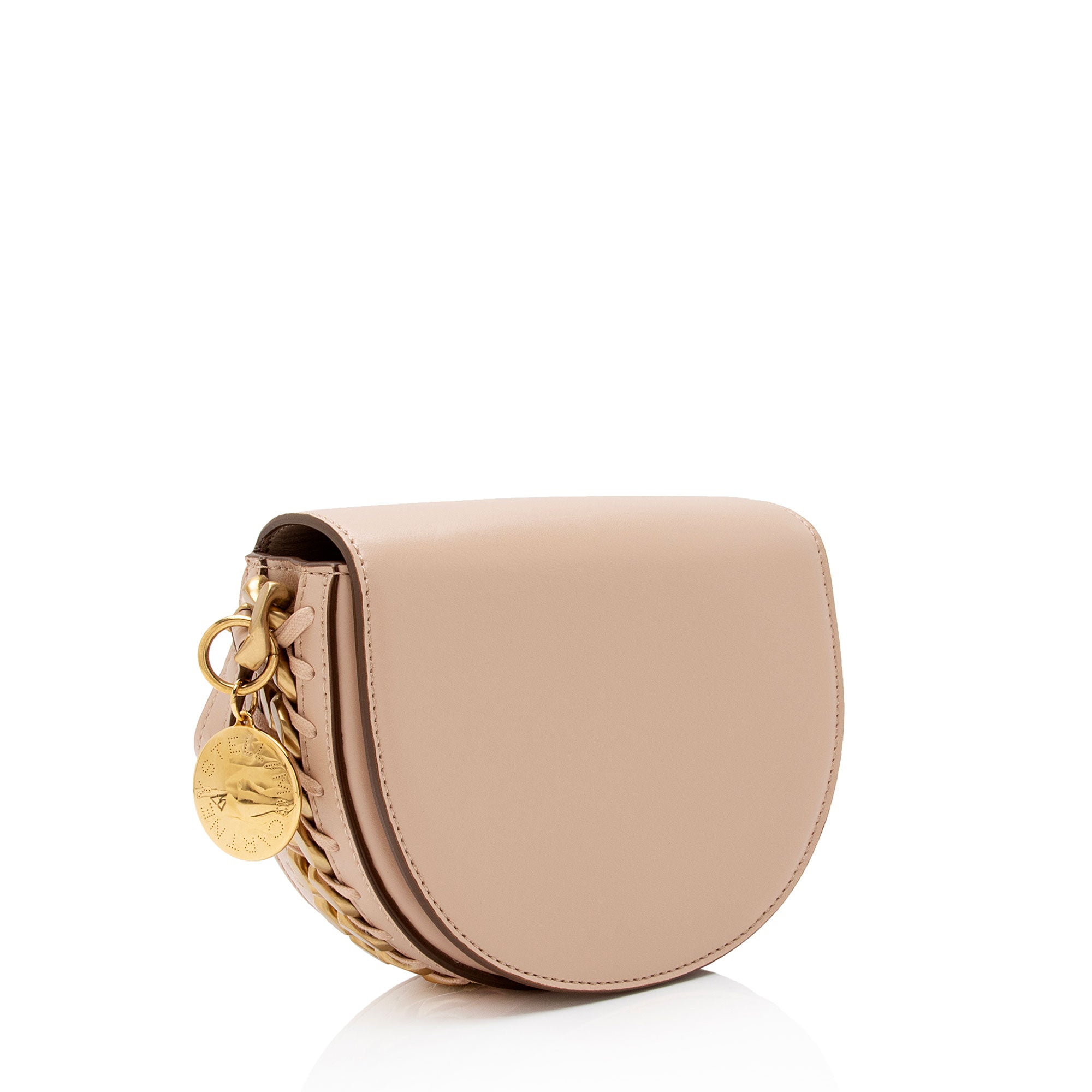 Stella McCartney Eco Alter Nappa Frayme Small Flap Shoulder Bag (SHF-Bwl3WB)