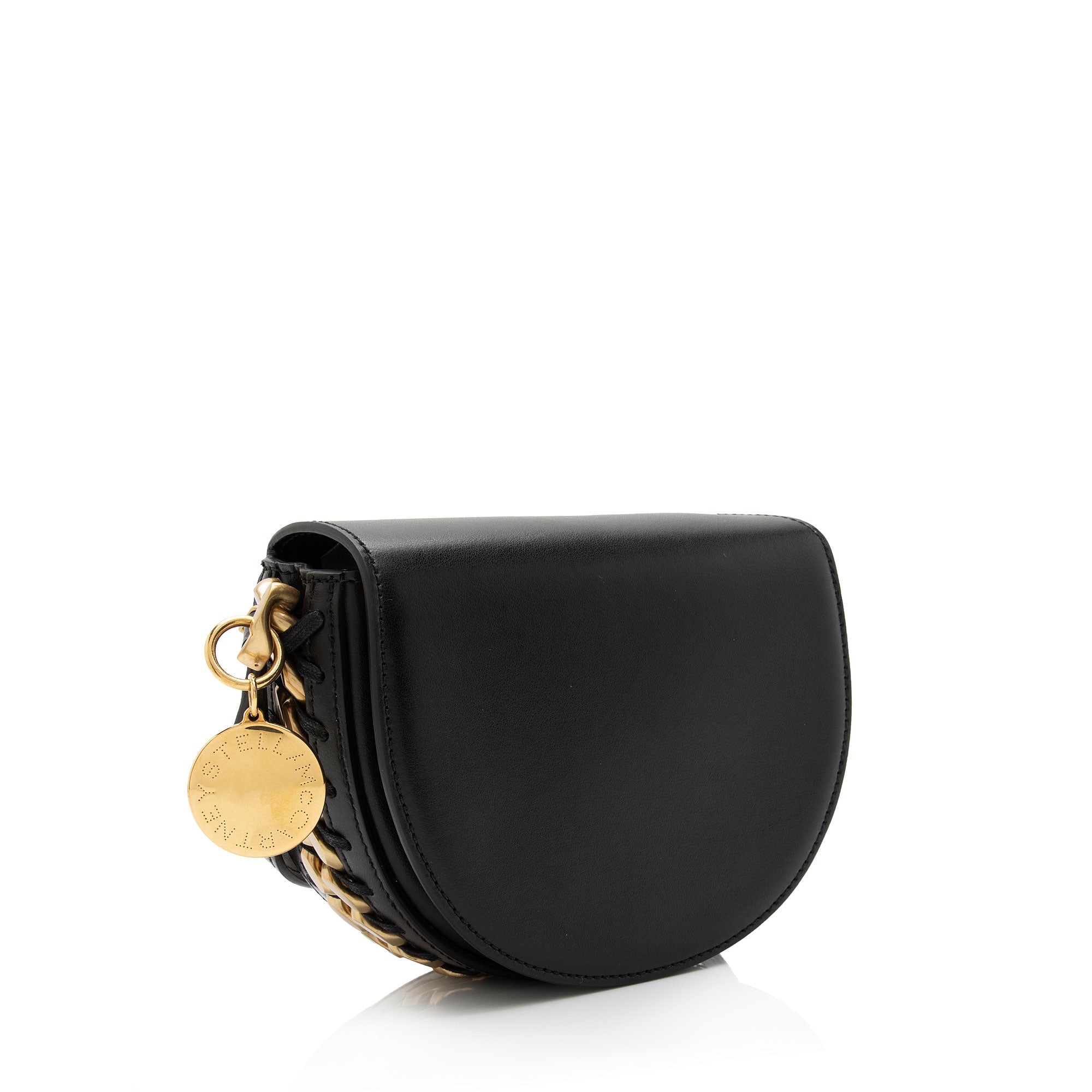 Stella McCartney Eco Alter Nappa Frayme Small Flap Shoulder Bag (SHF-dM1pBE)