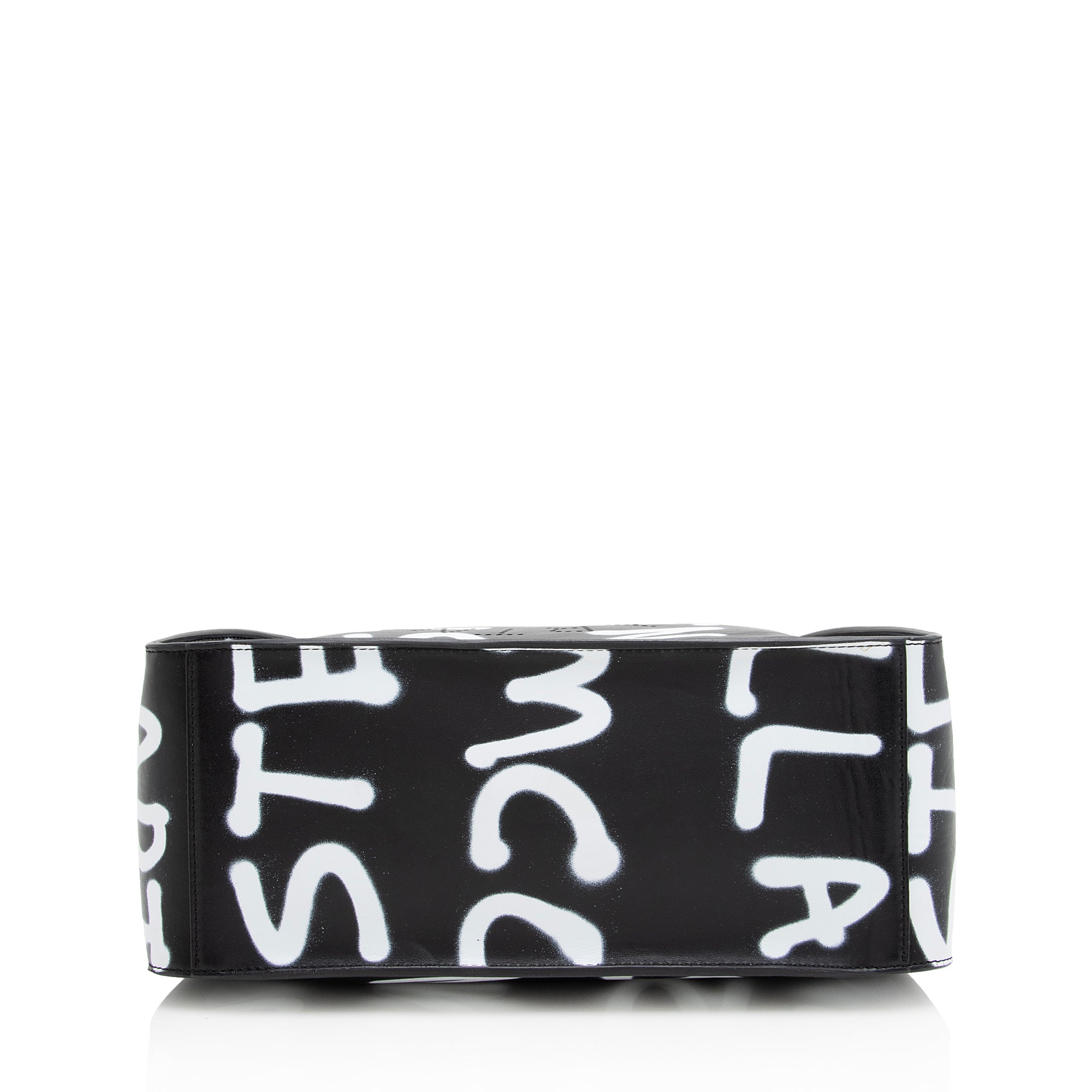 Stella McCartney Eco Alter Nappa Graffiti Logo Mini Tote (SHF-23003)