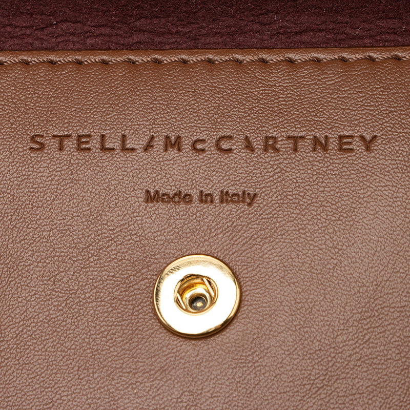 Stella McCartney Eco Alter Nappa Logo Mini Tote (SHF-22475)