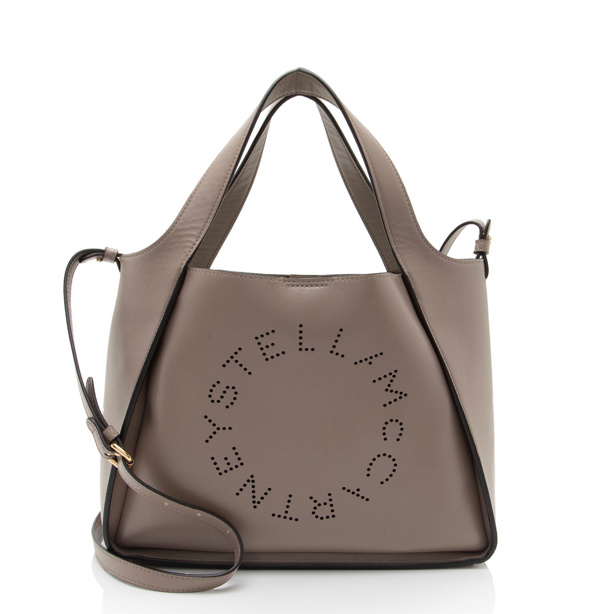 Stella McCartney Eco Alter Nappa Logo Mini Tote (SHF-vNamvC)