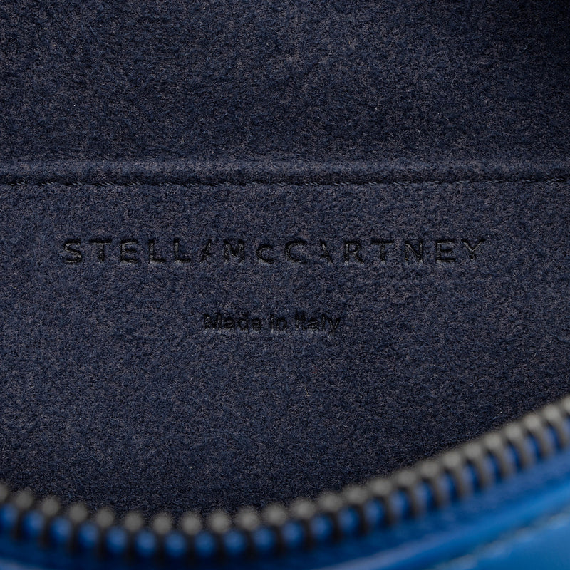 Stella McCartney Eco Alter Nappa Perforated Logo Mini Camera Bag (SHF-tw3WE1)