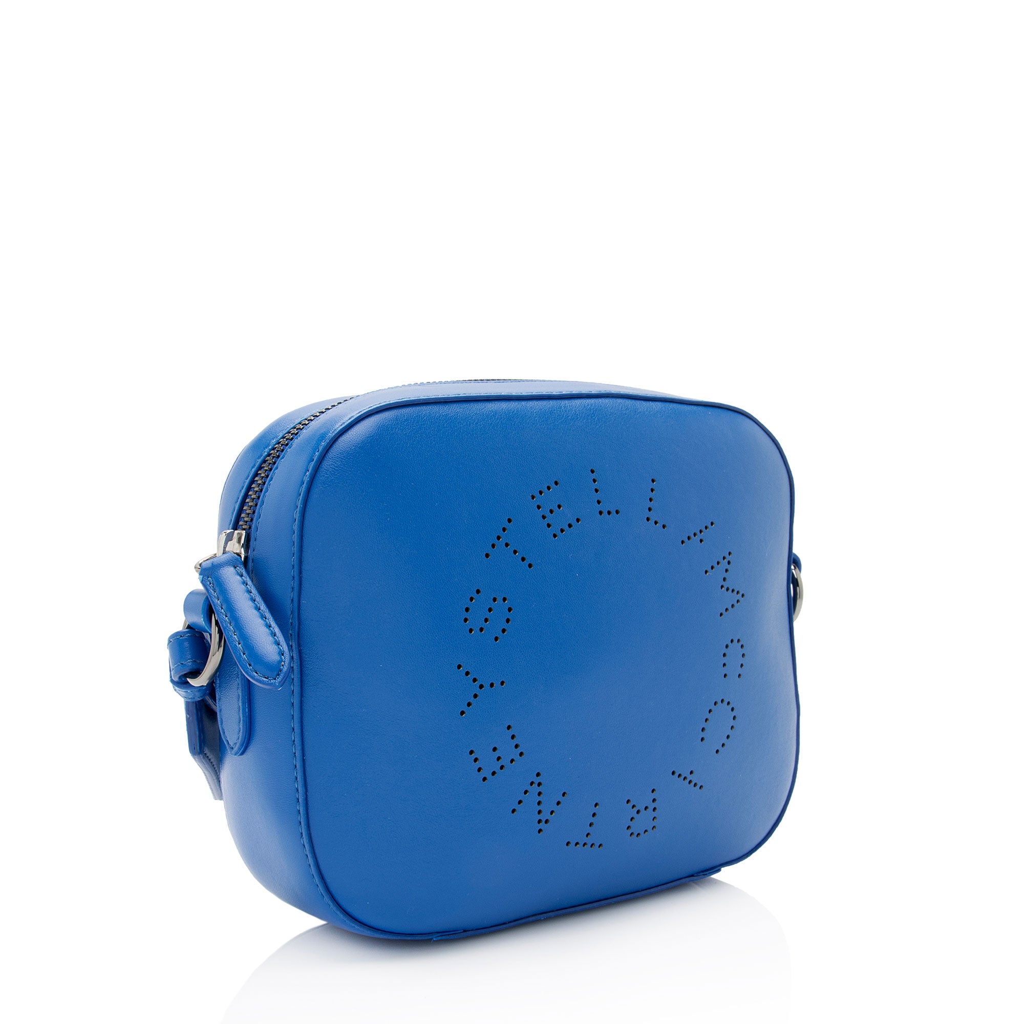 Stella McCartney Eco Alter Nappa Perforated Logo Mini Camera Bag (SHF-tw3WE1)