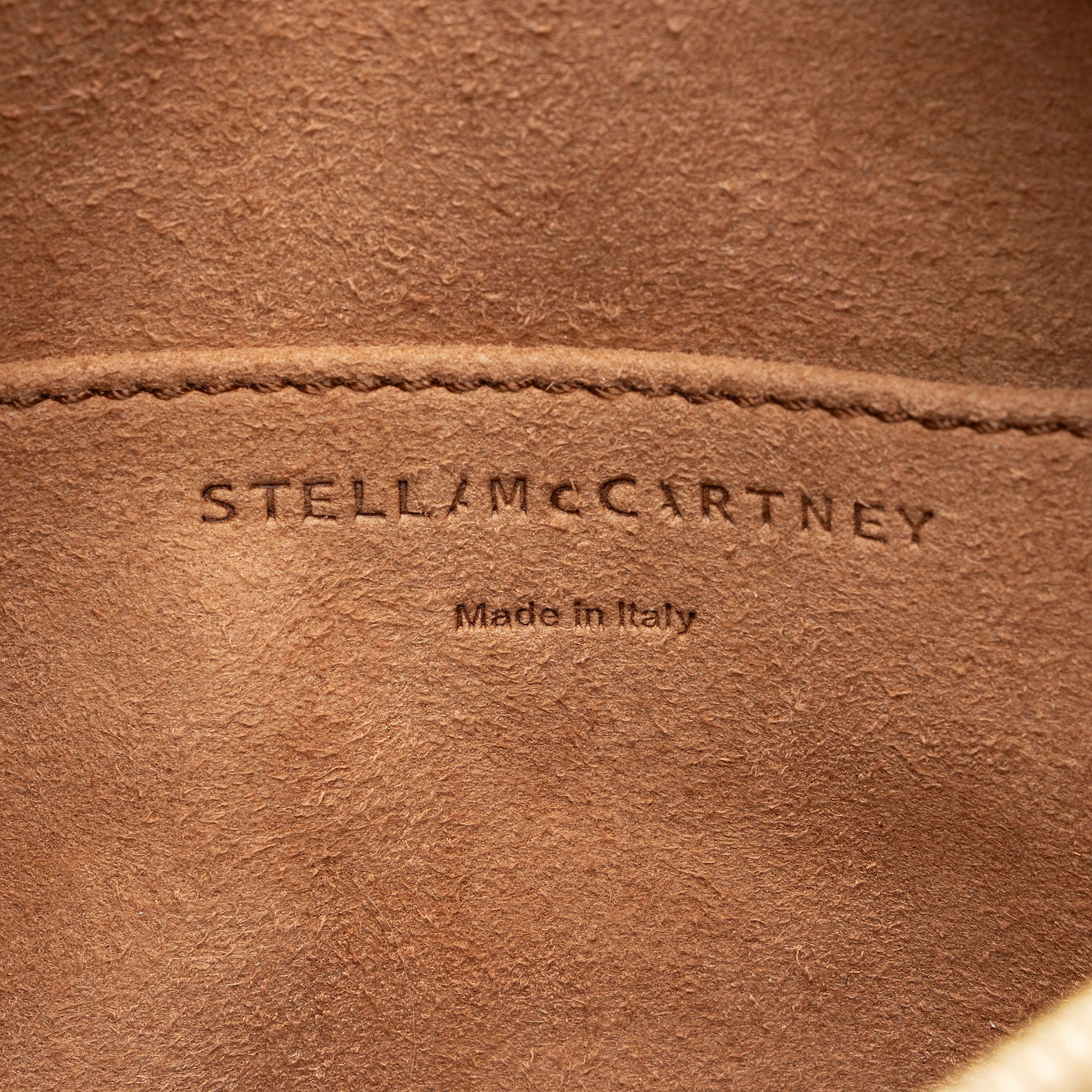 Stella McCartney Eco Alter Nappa Perforated Logo Mini Camera Bag (SHF-Cf8nbD)