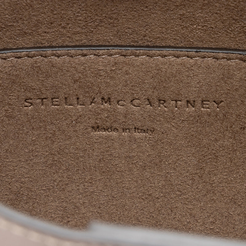 Stella McCartney Eco Alter Nappa Perforated Logo Mini Crossbody Bag (SHF-qsYhh2)
