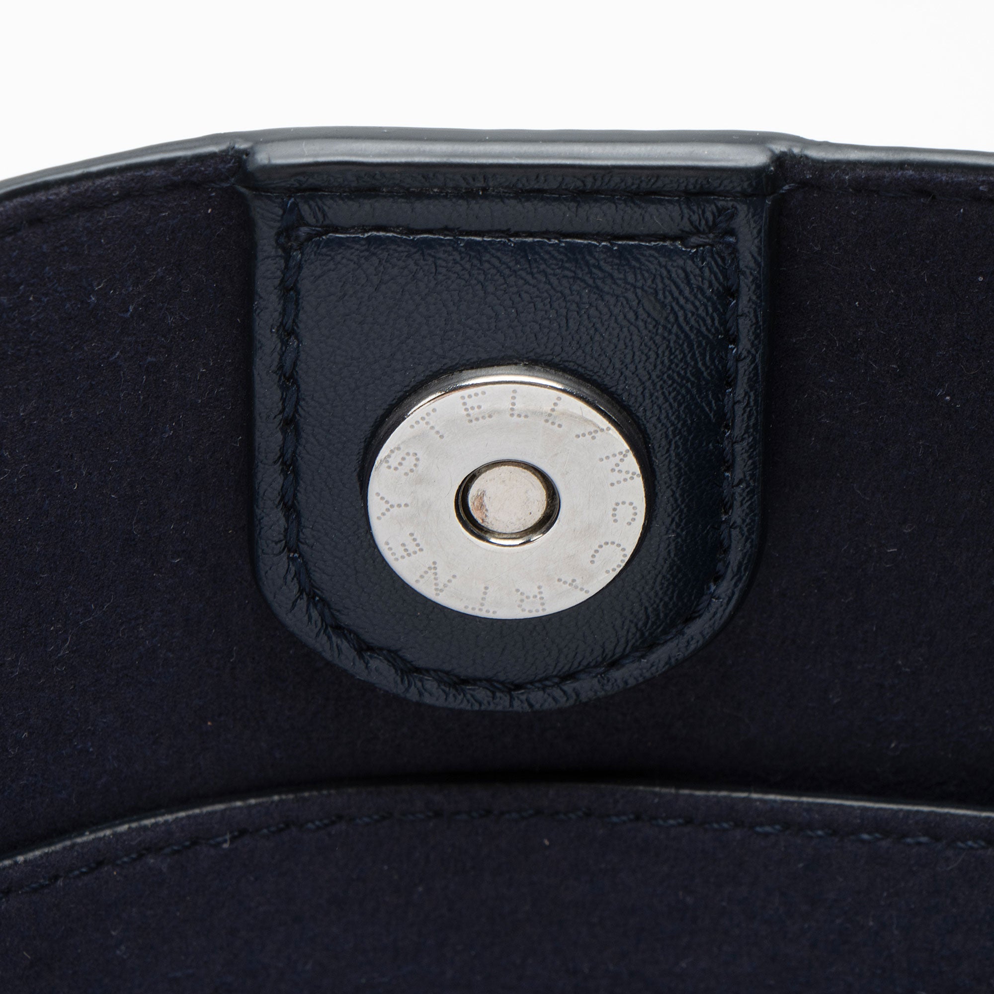 Stella McCartney Eco Alter Nappa Perforated Logo Mini Crossbody