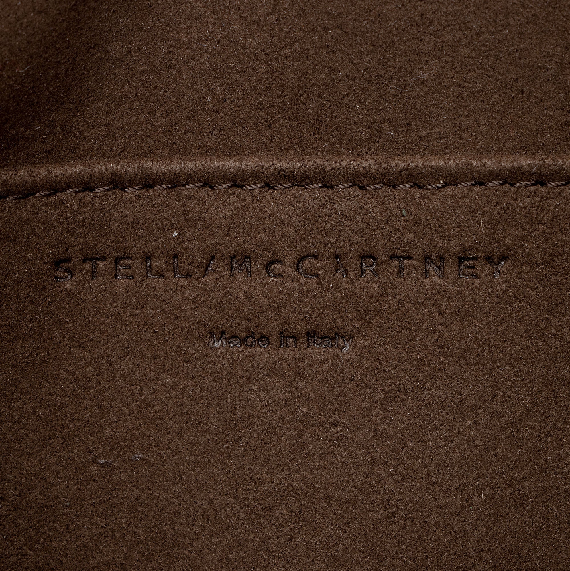 Stella McCartney Eco Canvas Perforated Logo Mini Camera Bag