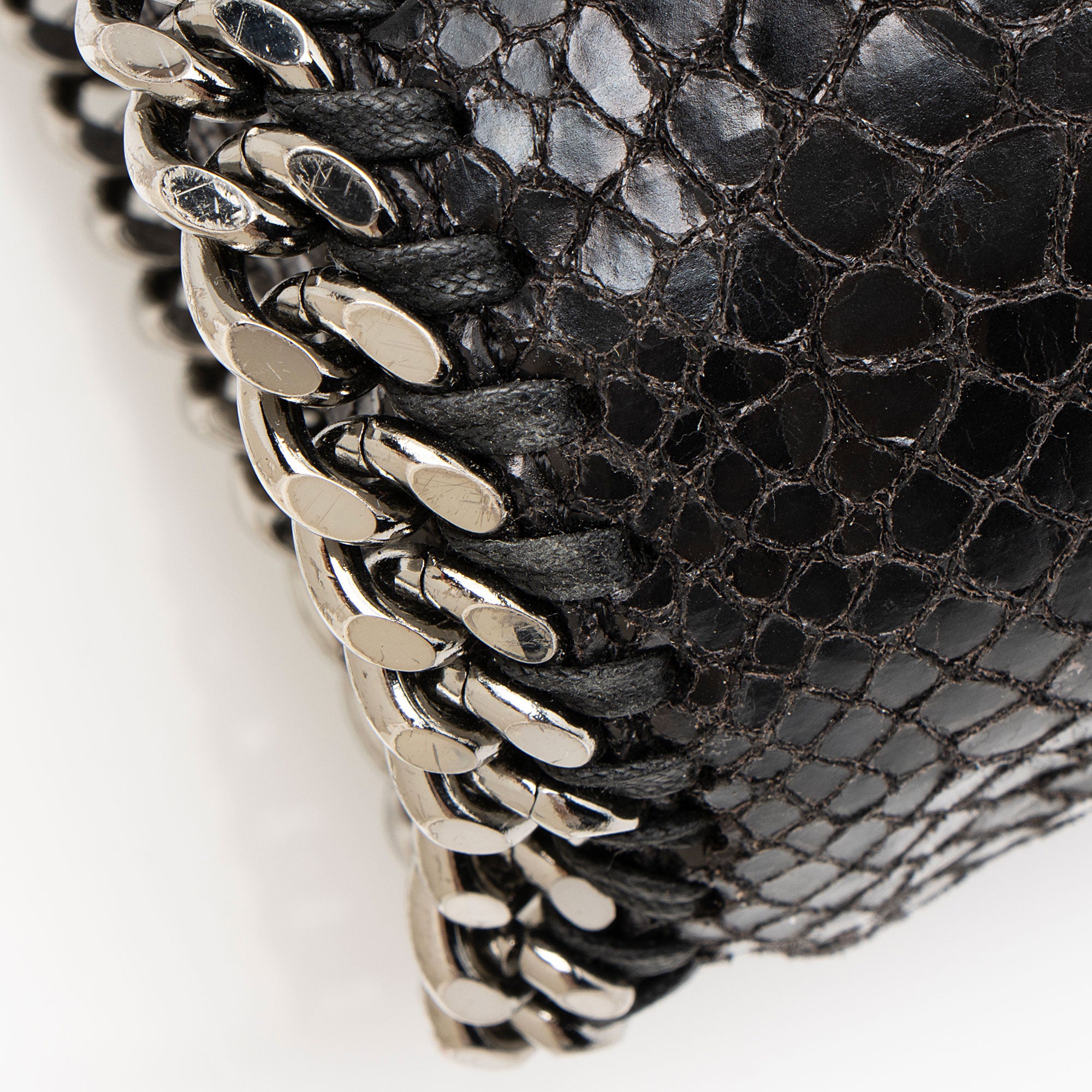 Stella McCartney Faux Python Falabella Small Tote