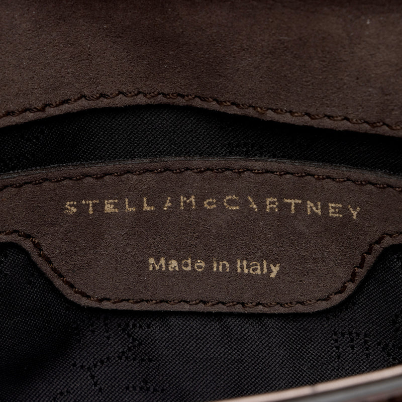 Stella McCartney Metallic Croc Embossed Faux Leather Crossbody (SHF-jT5Kb9)