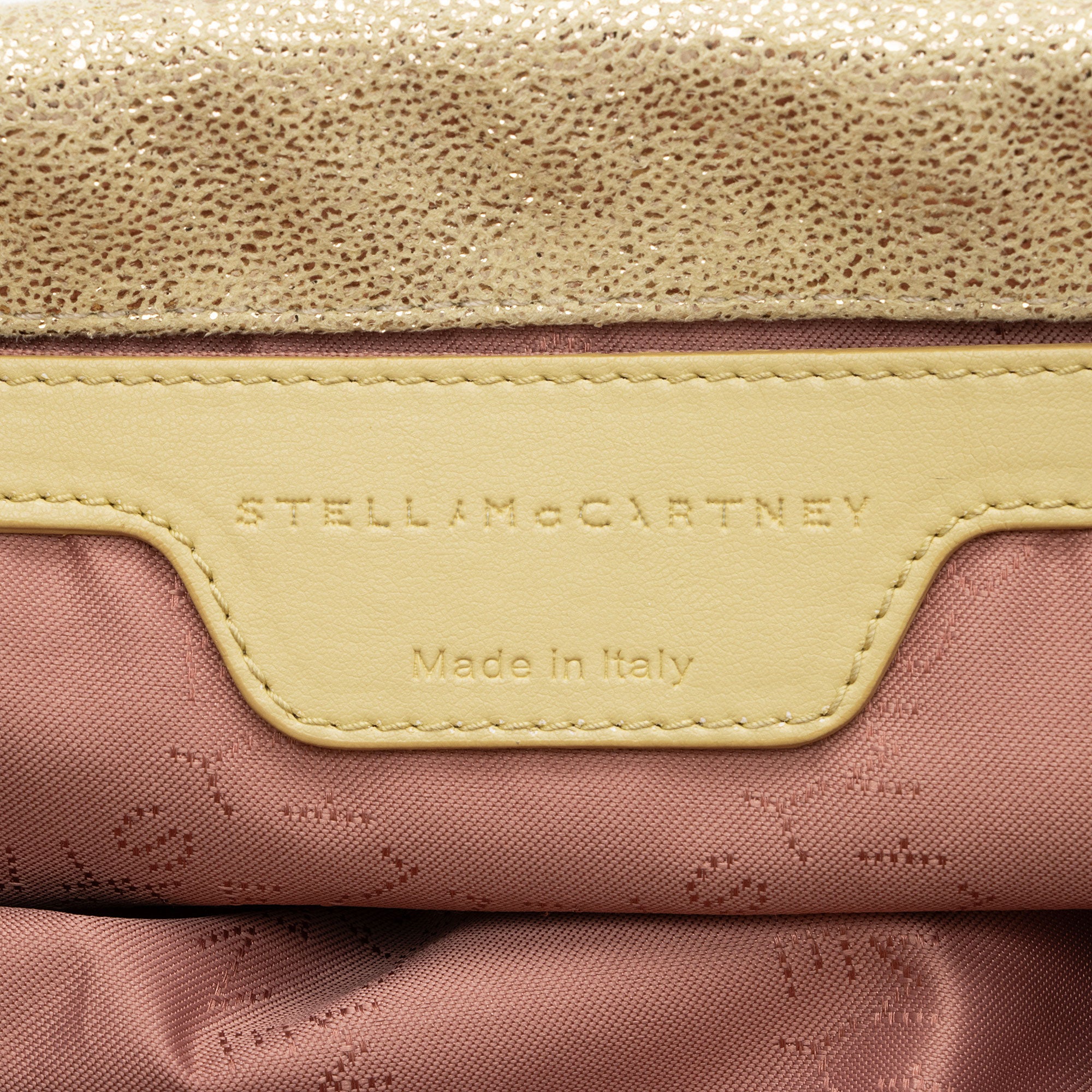 Stella McCartney Metallic Shaggy Deer Falabella Mini Tote (SHF-WcKCnD)