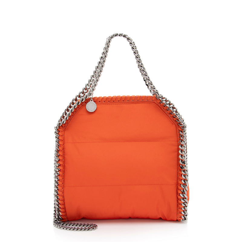 Stella McCartney Padded Eco Nylon Falabella Mini Tote (SHF-uoAZ32)