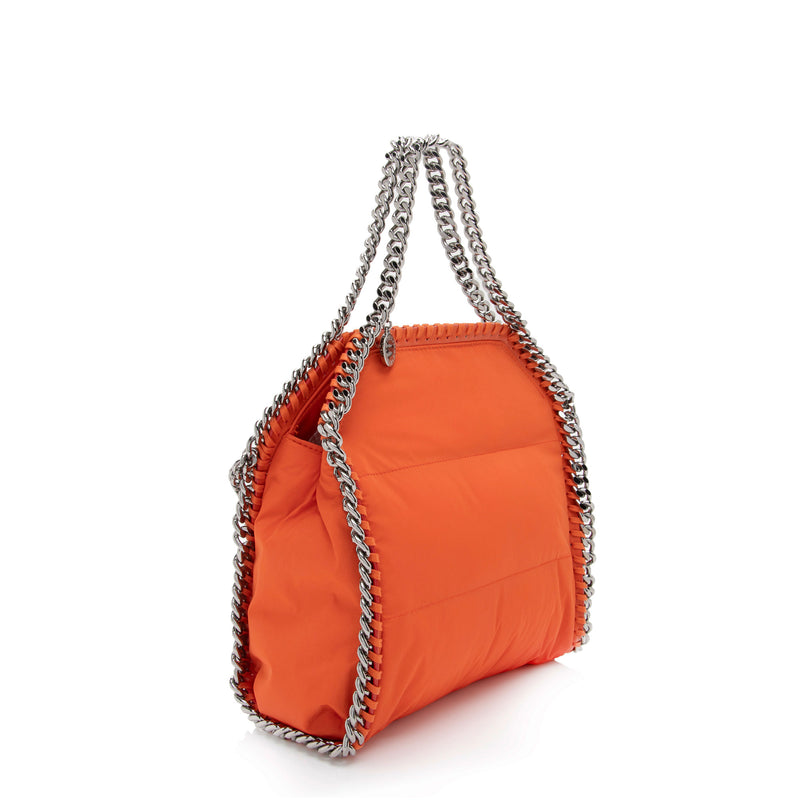 Stella McCartney Padded Eco Nylon Falabella Mini Tote (SHF-uoAZ32)