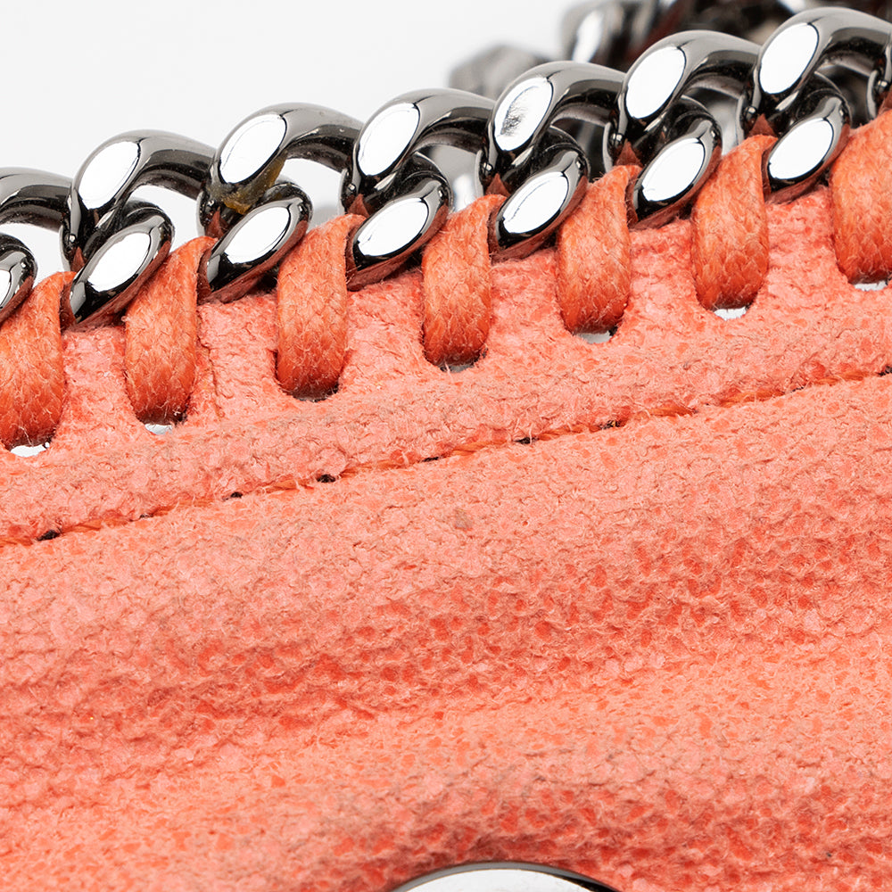 Stella McCartney Quilted Shaggy Deer Falabella Fold Over Large Clutch (SHF-22118)
