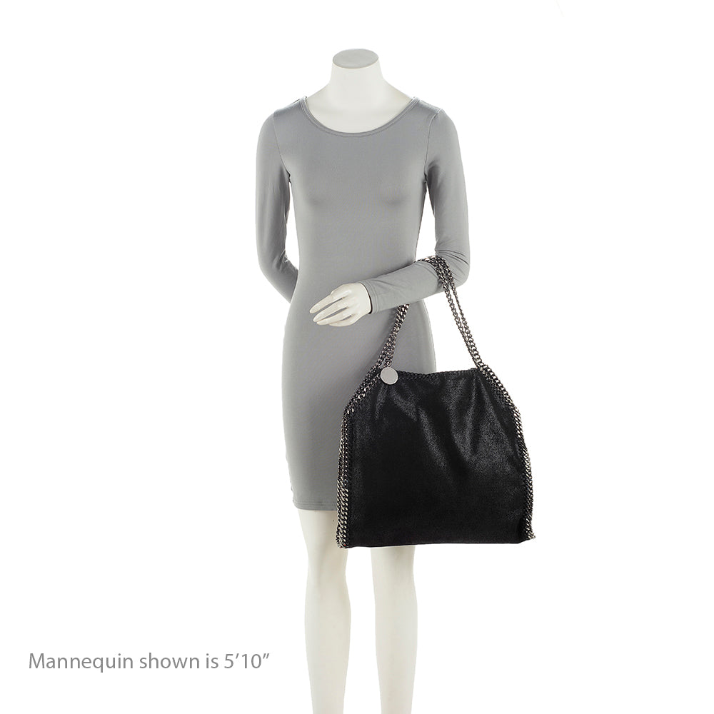 Stella McCartney Shaggy Deer Falabella Fold Over Tote
