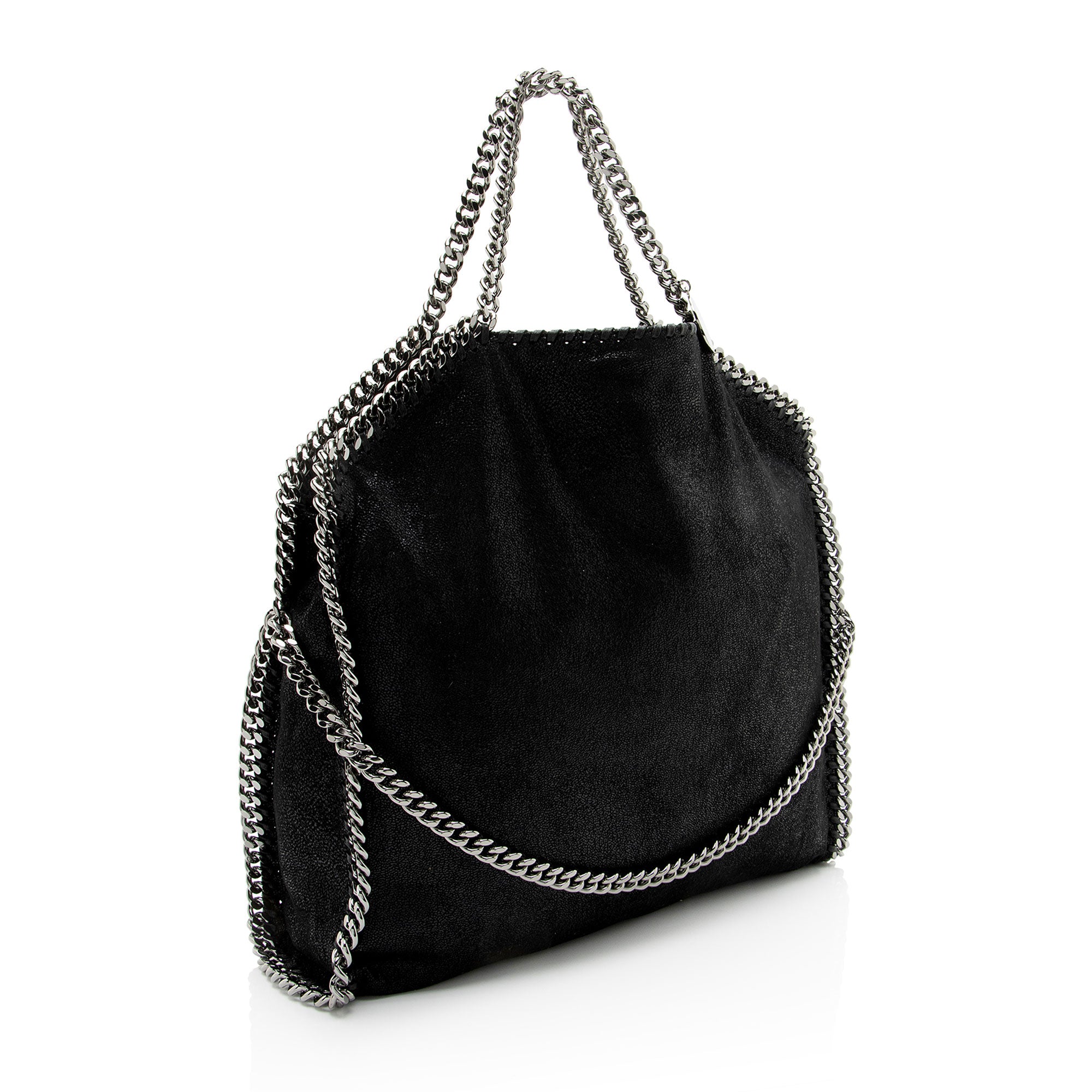 Stella McCartney Shaggy Deer Falabella Fold Over Tote