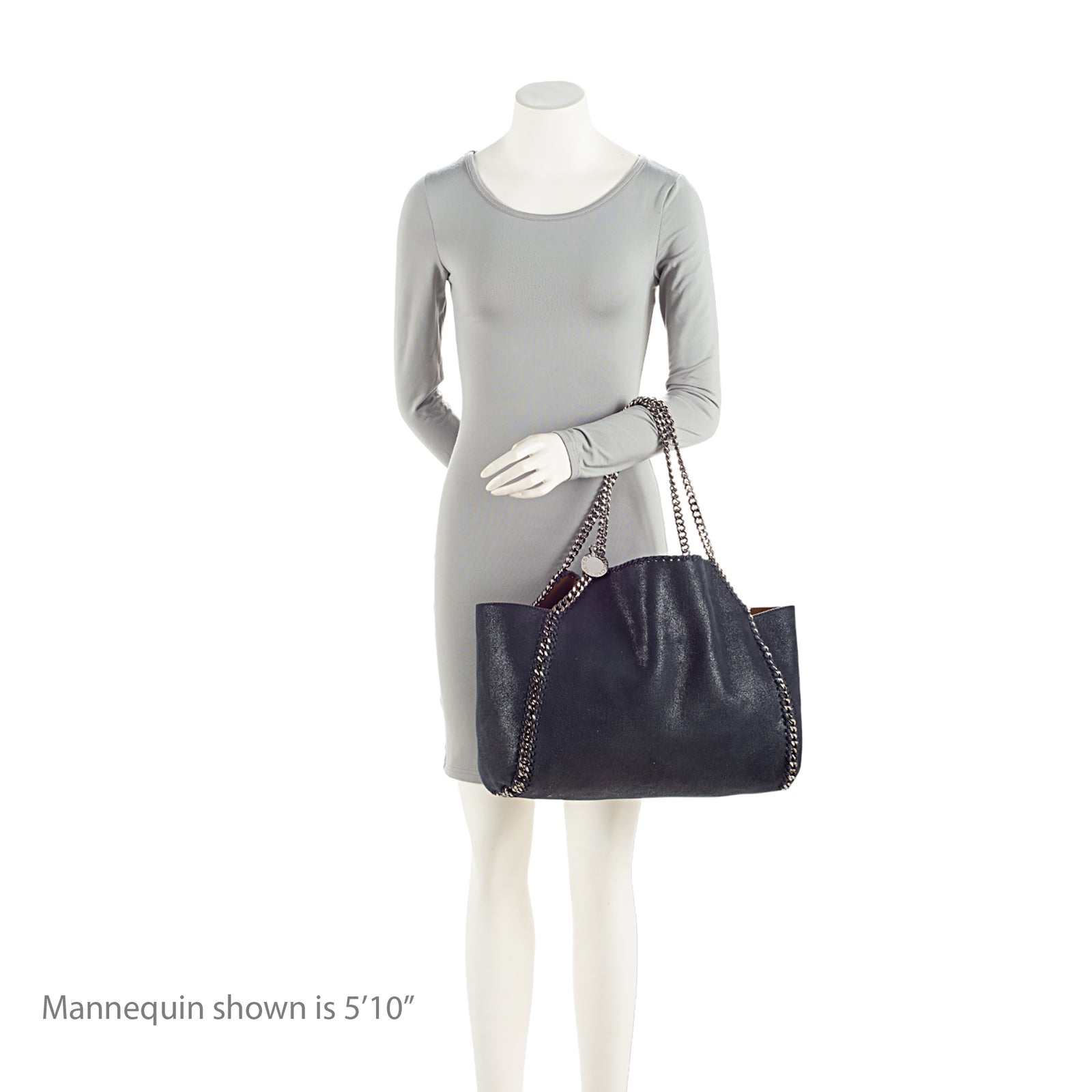 Stella McCartney Shaggy Deer Falabella Reversible Tote SHF 5NvChl LuxeDH