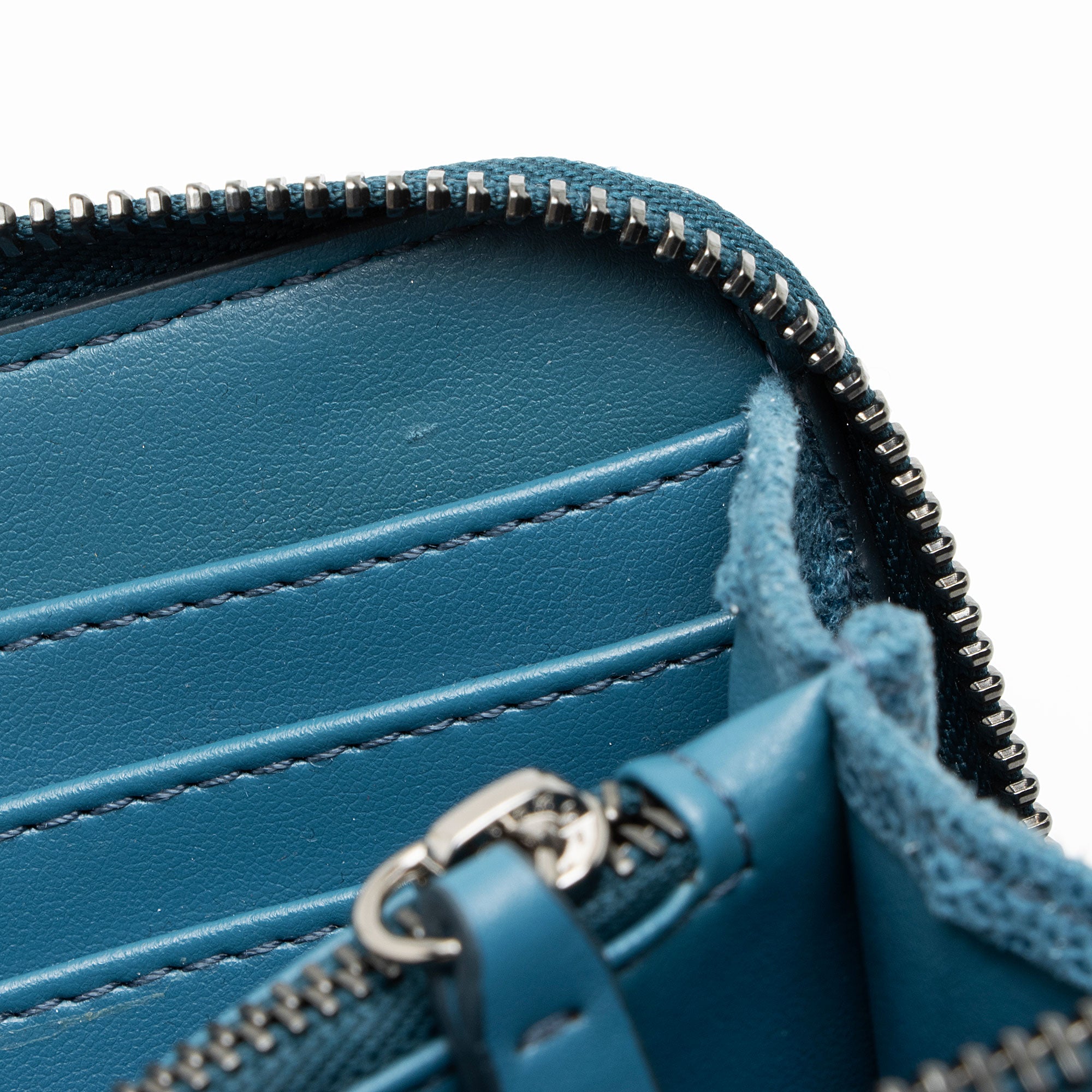 Stella McCartney Shaggy Deer Falabella Zip Around Wallet