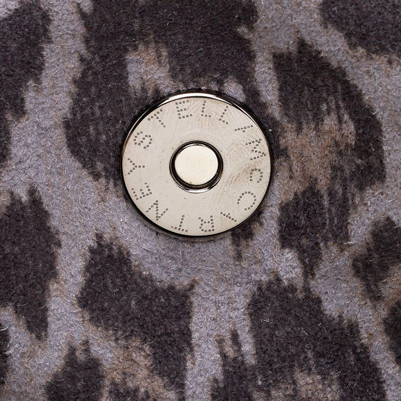 Stella McCartney Leopard Print Faux Calf Hair Falabella Tote - FINAL SALE (SHF-18941)