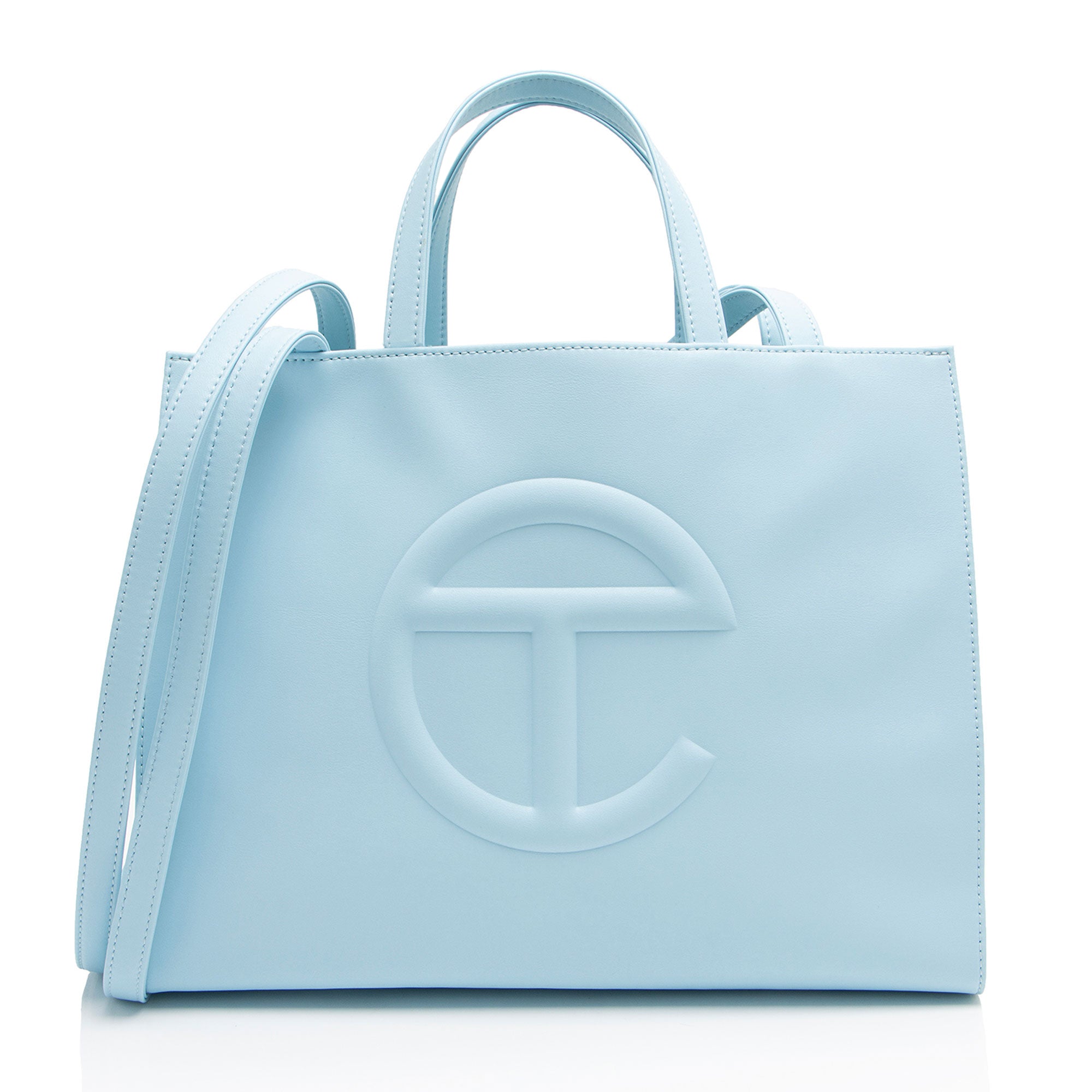 Telfar Faux Leather Medium Shopping Tote