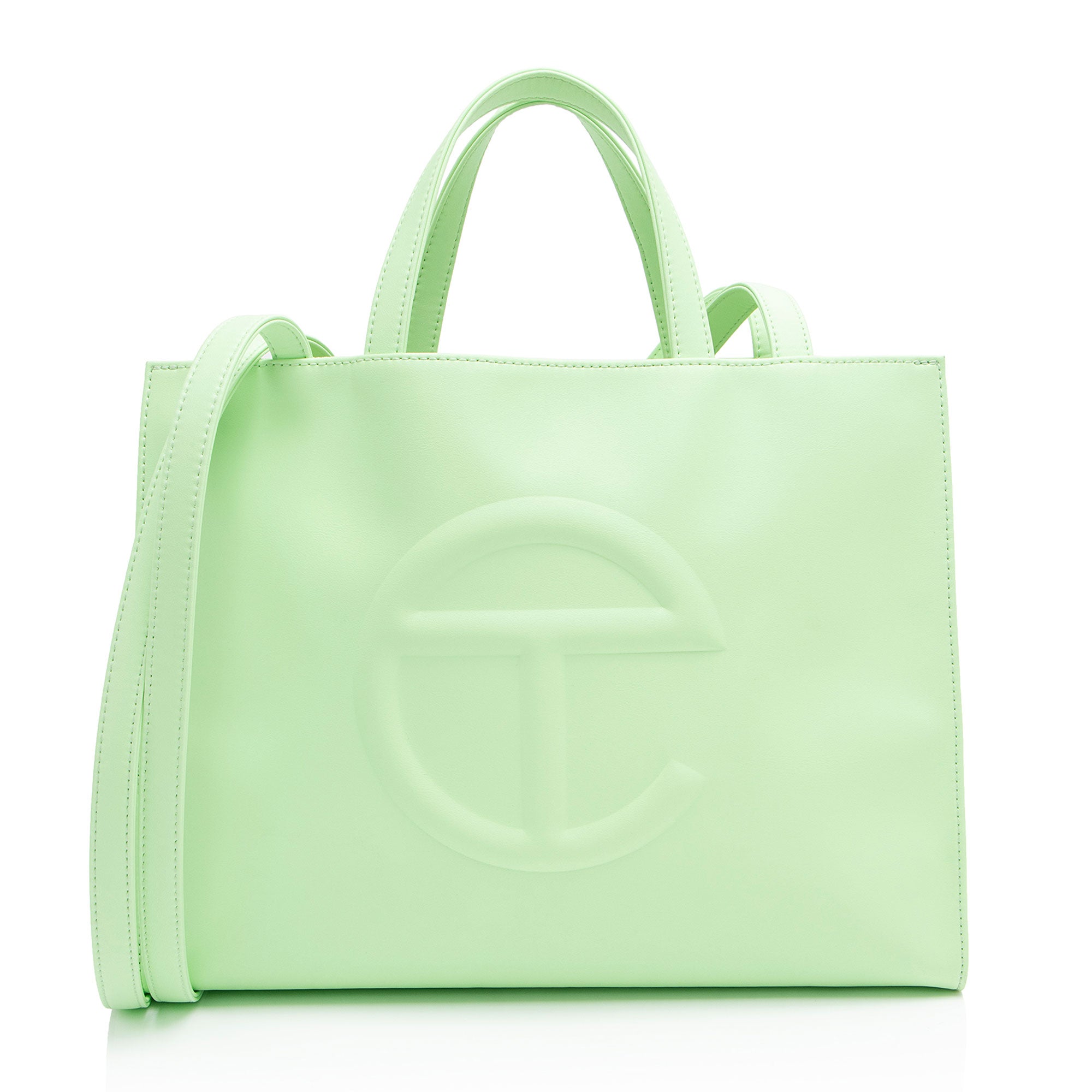 Telfar Faux Leather Medium Shopping Tote