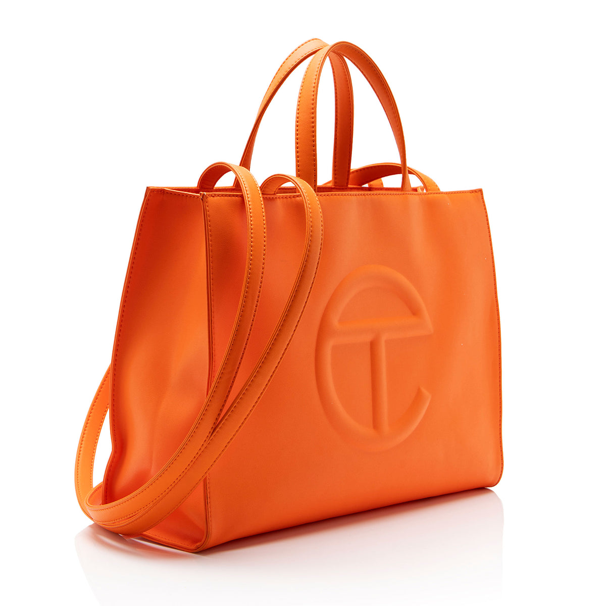 Telfar Faux Leather Medium Shopping Tote