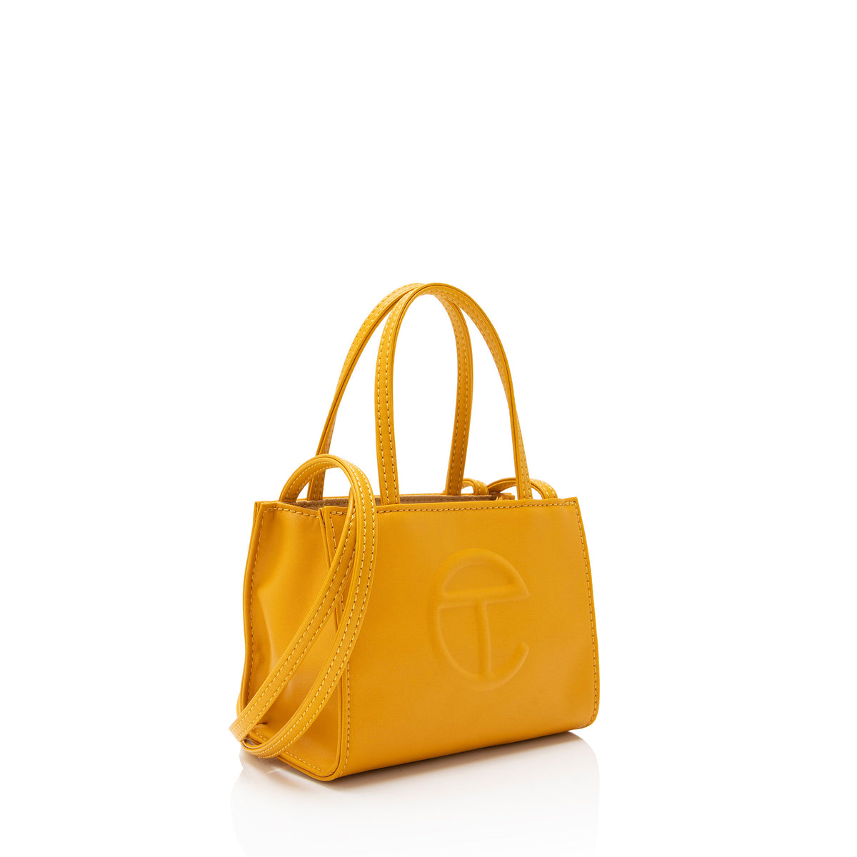 Telfar Faux Leather Small Shopping Tote