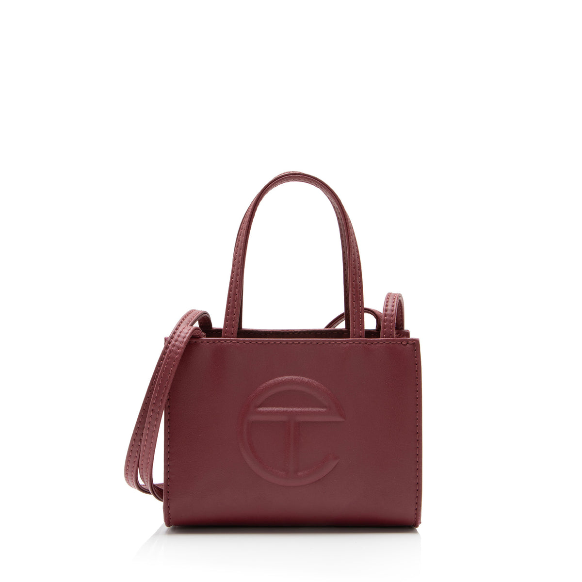 Telfar Faux Leather Small Shopping Tote