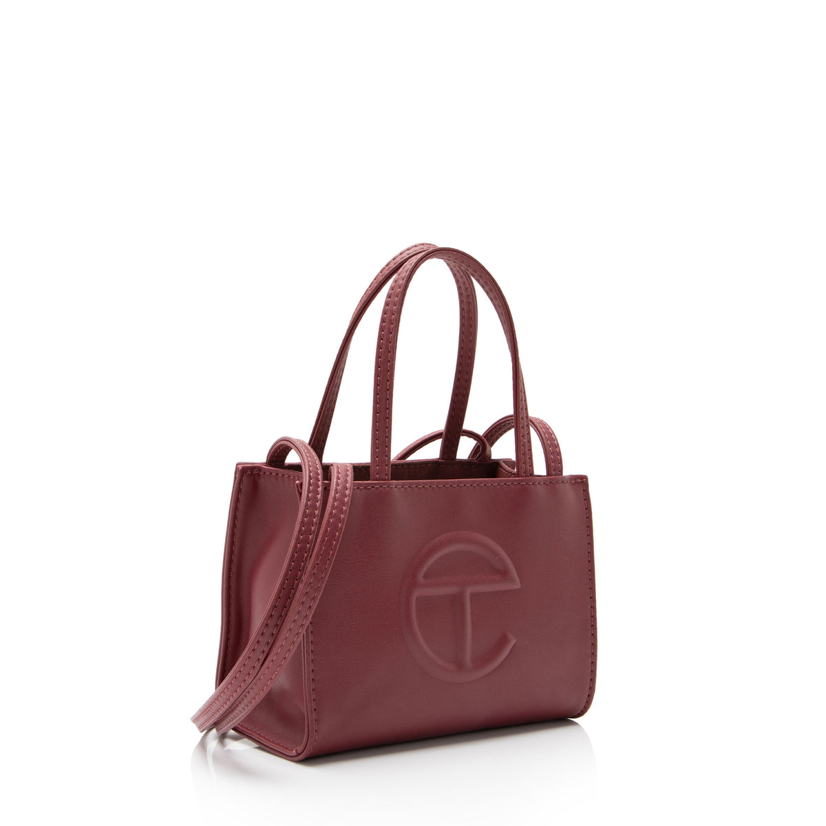 Telfar Faux Leather Small Shopping Tote