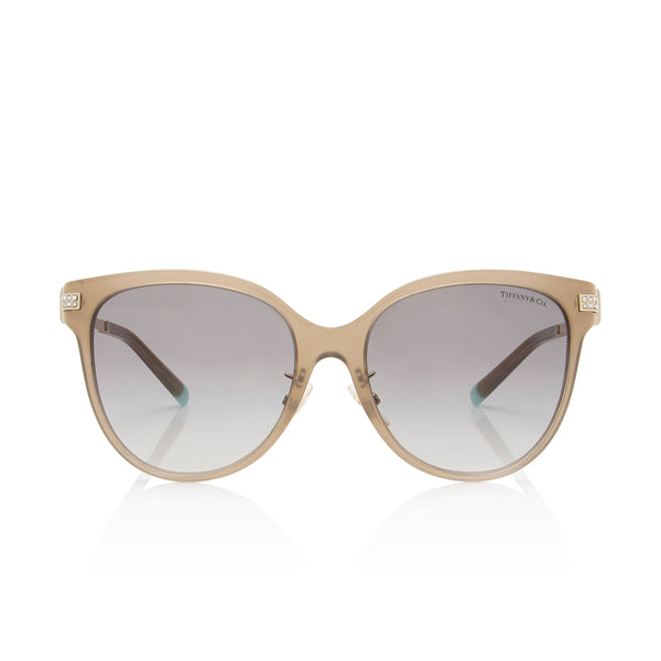 Tiffany & Co. Cat Eye Crystal Tiffany T Sunglasses (SHF-ODWVCG)